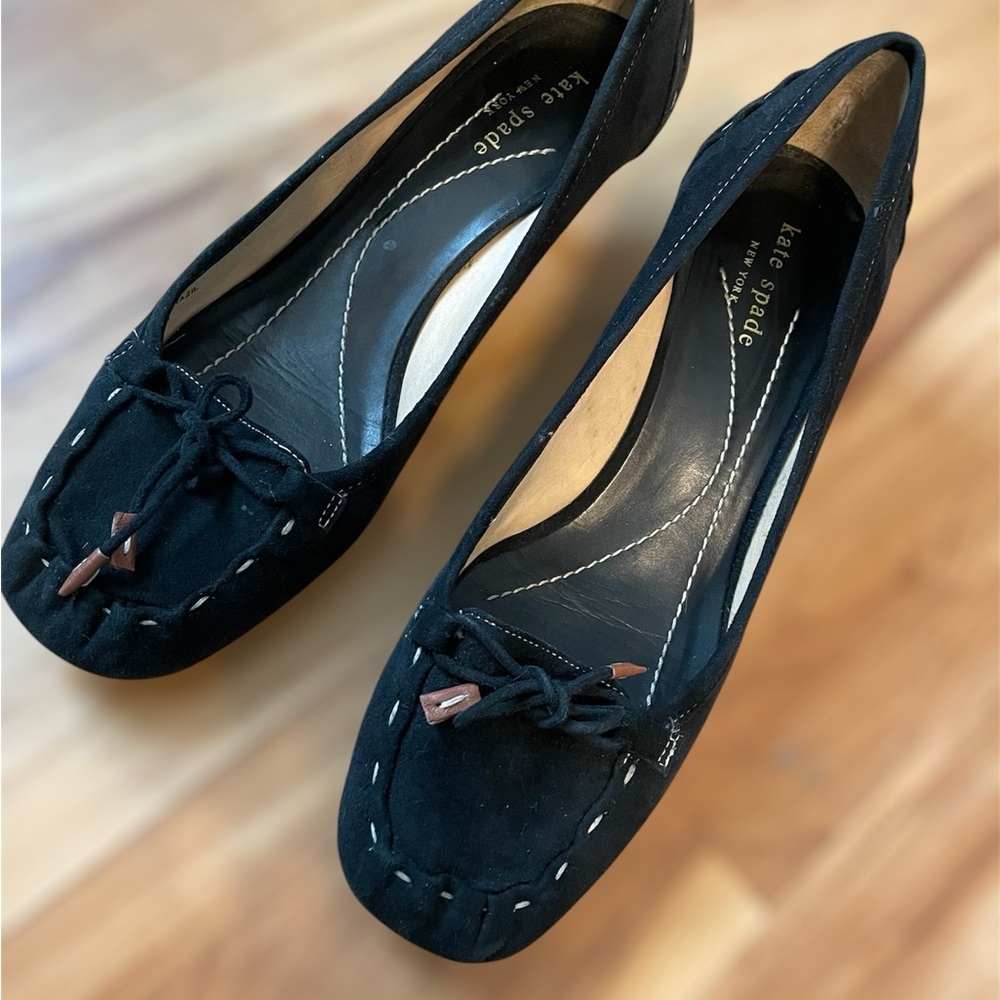 Kate Spade Black Heels with Elegant Design